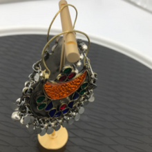 Load image into Gallery viewer, Tribal Kuchi Handmade Hoop Earrings
