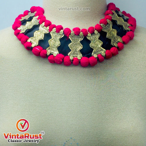 Handmade Kuchi Vintage Choker Necklace