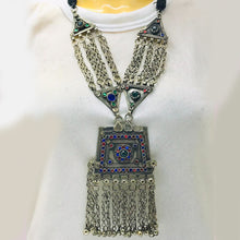 Load image into Gallery viewer, Vintage Kuchi Classic Pendant With Dangling Bells
