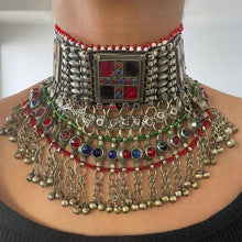 Load image into Gallery viewer, Afghan Tribal Vintage Statement Choker
