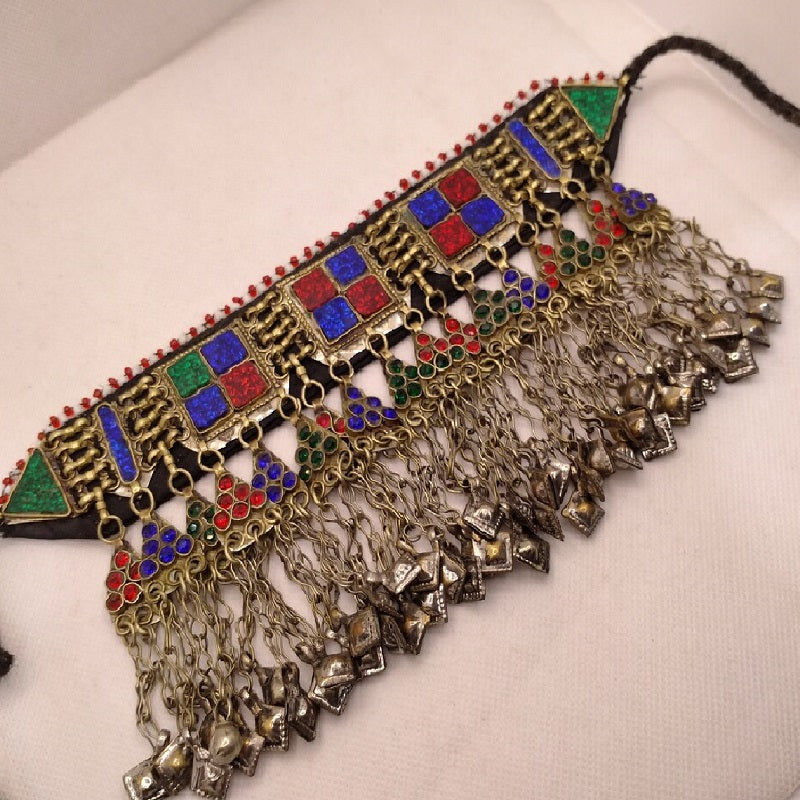 Tribal Kuchi Multicolor Choker Necklace
