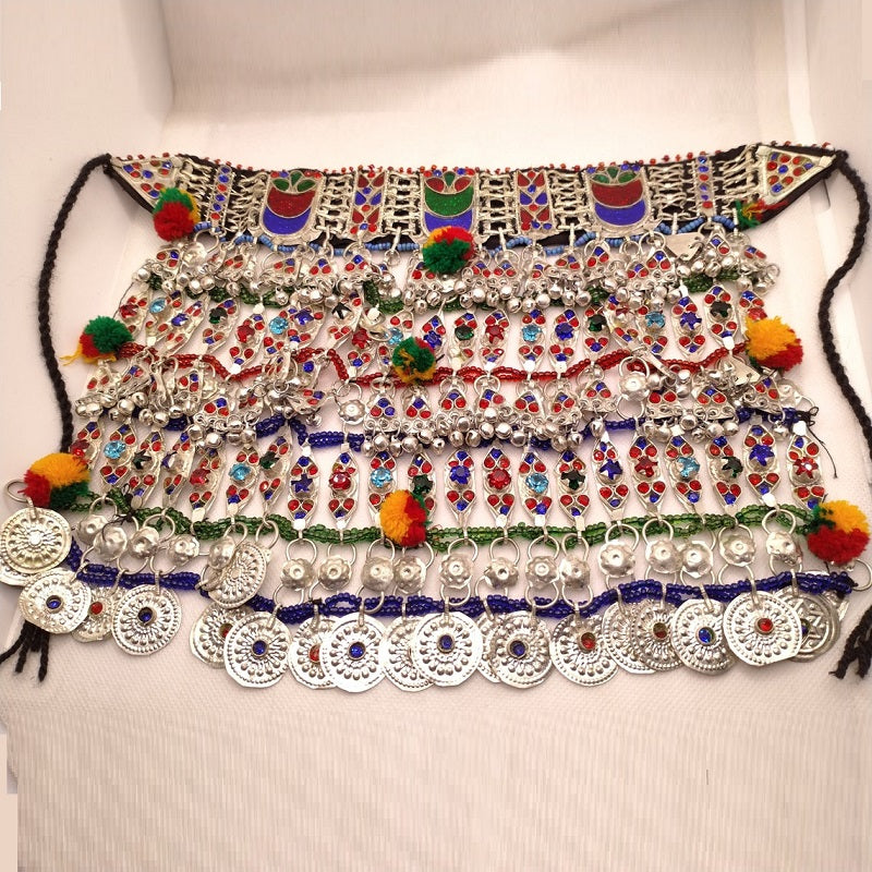 Oversized Boho Multicolor Choker Necklace
