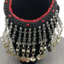 Load image into Gallery viewer, Handcrafted Tribal Ethnic Bib Necklace
