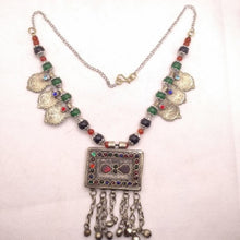 Load image into Gallery viewer, Long Beaded Chain Pendant Necklace

