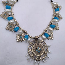 Load image into Gallery viewer, Vintage Hasli Choker Necklace With Pearls
