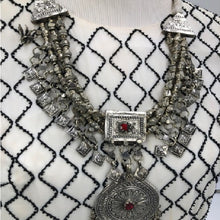 Load image into Gallery viewer, Afghan Tribal Ethnic Silver Kuchi Necklace

