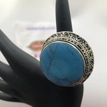 Load image into Gallery viewer, Ethnic Handmade Tribal Stone Ring
