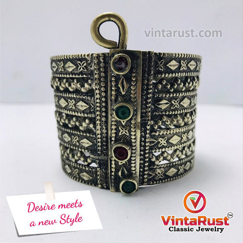 Vintage Gypsy Cuff Bracelet