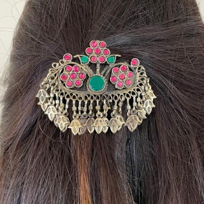 Afghan Teen Phool Hair Clip, Hair Accessories