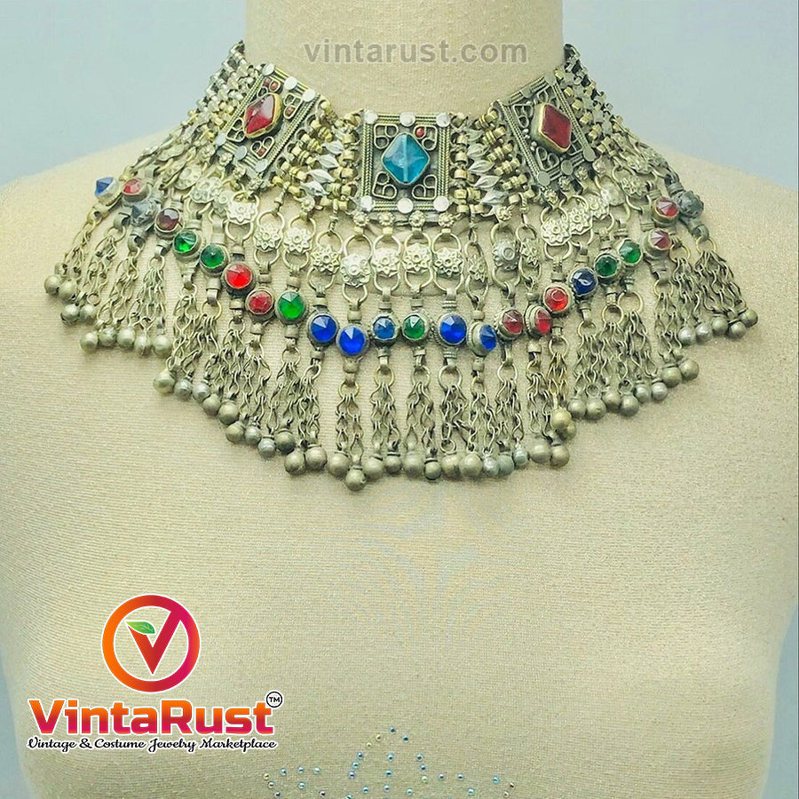 Massive Afghan Choker Necklace