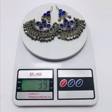 Load image into Gallery viewer, Unique Earrings With Glass Stones and Bells
