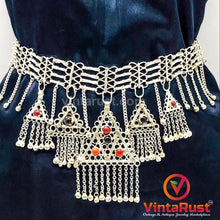 Load image into Gallery viewer, Ethnic Five Dangling Pendants Belly Belt
