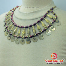 Load image into Gallery viewer, Tribal Ethnic Handmade Beaded Choker Necklace
