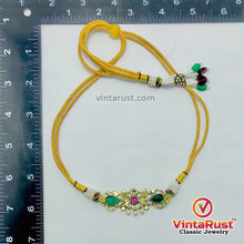 Load image into Gallery viewer, Statement Choker Necklace With Earrings
