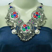 Load image into Gallery viewer, Antique Afghan Three Rings Necklace
