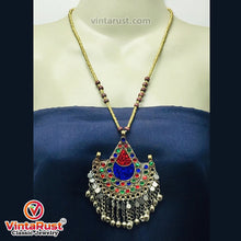 Load image into Gallery viewer, Tribal Kuchi Necklace With Jewellery Set

