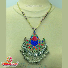 Load image into Gallery viewer, Tribal Kuchi Necklace With Jewellery Set
