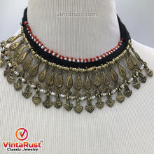 Load image into Gallery viewer, Handmade Tribal Vintage Metal Necklace For Girls
