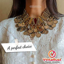 Load image into Gallery viewer, Bohemian Vintage Coins Choker Necklace
