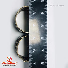Load image into Gallery viewer, Vintage Handcuffs Bracelet, Tribal Boho Cuff
