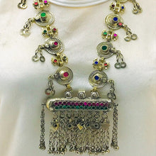 Load image into Gallery viewer, Amulet Style Pendant Necklace With Bells
