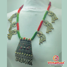 Load image into Gallery viewer, Antique Tribal Nomadic Beaded Necklace
