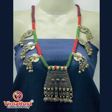 Load image into Gallery viewer, Antique Tribal Nomadic Beaded Necklace
