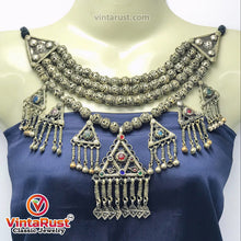 Load image into Gallery viewer, Stylish Beaded Chain Necklace with Seven Beautiful Dangling Pendants
