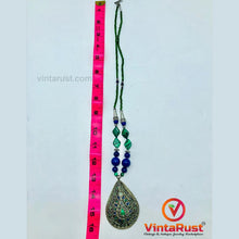 Load image into Gallery viewer, Beaded Chain Pendant Necklace
