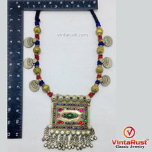 Load image into Gallery viewer, Bohemian Necklace With Golden Beads and Coins
