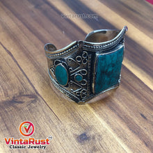 Load image into Gallery viewer, Vintage Kuchi Cuff Boho Ethnic Bracelet
