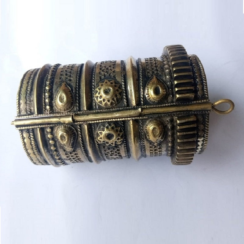 Handmade Golden Vintage Boho Handcuff Bracelet