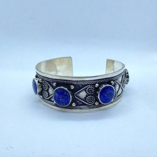 Handmade Blue Stones Bracelet