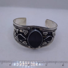 Load image into Gallery viewer, Tribal Stones Cuff Bracelet, Adjustable Cuff Bracelet
