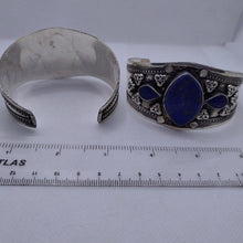 Load image into Gallery viewer, Tribal Stones Cuff Bracelet, Adjustable Cuff Bracelet
