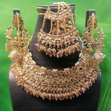 Load image into Gallery viewer, Indian Style Golden Tone Bridal Jewelry Set
