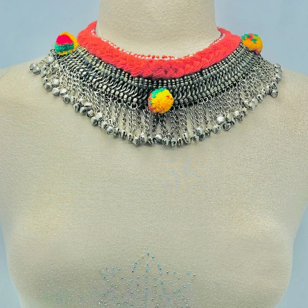 Vintage Dangling Bells Choker Necklace