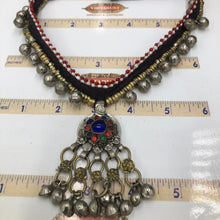 Load image into Gallery viewer, Vintage Afghan Dangling Bells Pendant Necklace
