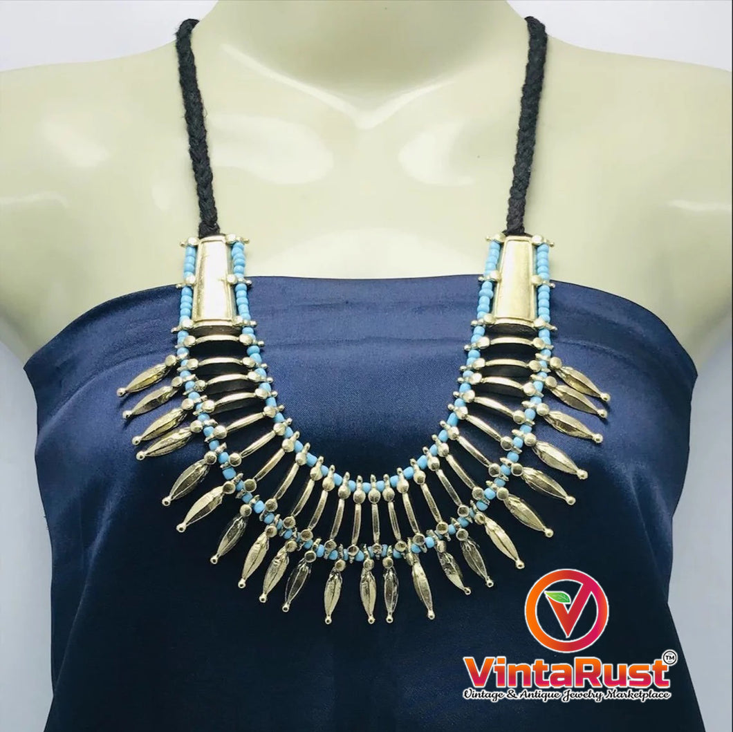 Ethnic Handmade Necklace With Earrings