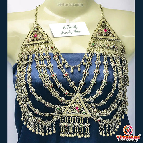 Ethnic Handmade Kuchi Bib Necklace