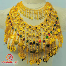 Load image into Gallery viewer, Golden Tone Choker Necklace and Thanos Necklace
