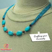 Load image into Gallery viewer, Vintage Turquoise Charm Choker Necklace
