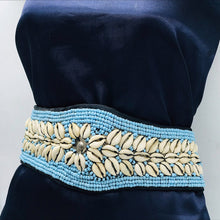 Load image into Gallery viewer,  Belly Dance Belt Beaded Belt With Shells
