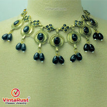 Load image into Gallery viewer, Handmade Choker Necklace With Earrings
