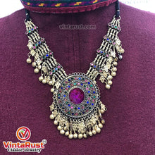 Load image into Gallery viewer, Handmade Tribal Heavily Embellished Necklace
