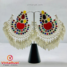 Load image into Gallery viewer, Afghan Handmade Massive Multicolor Earring

