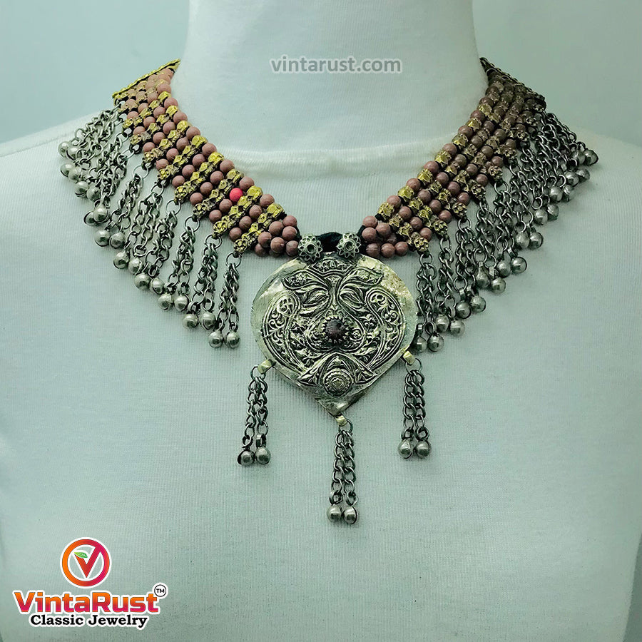 Handmade Multilayer Tribal Beaded Necklace