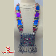 Load image into Gallery viewer, Handmade Tribal Multicolor Pendant Necklace
