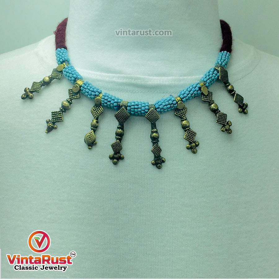 Handmade Tribal Vintage Choker Necklace