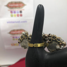 Load image into Gallery viewer, Tribal Afghan Coins Ring, Ethnic Coins Ring
